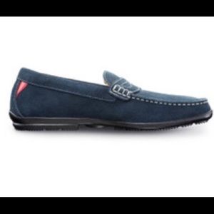 FootJoy Mns Clb Casuals Suede Loafers - Navy